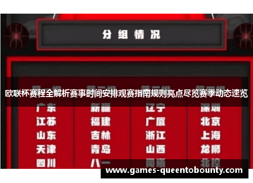 欧联杯赛程全解析赛事时间安排观赛指南规则亮点尽览赛季动态速览